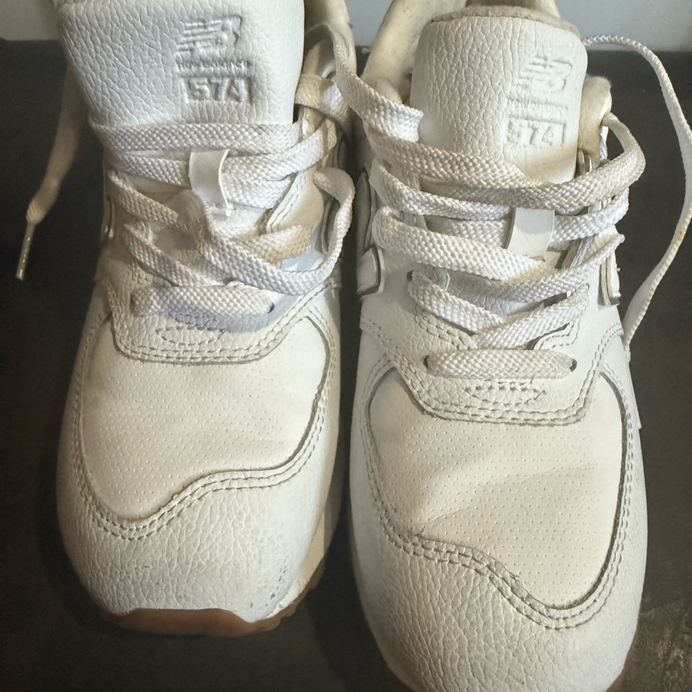 New Balance Kids' White Sneakers